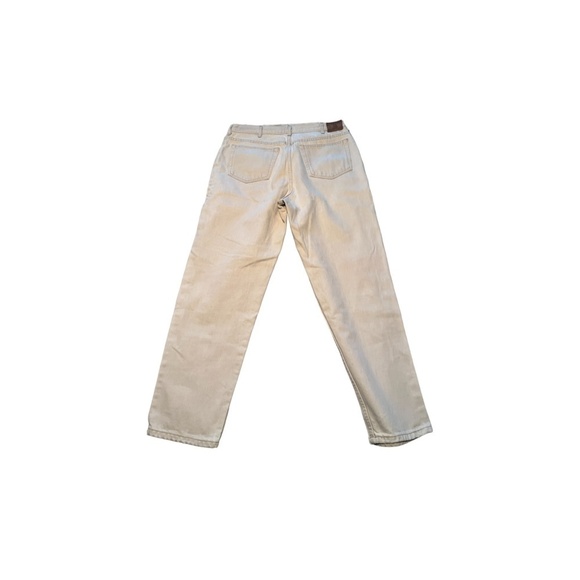 Lands' End Vintage Tan Straight Leg Denim Jeans Women's Size 35 Excellent - Picture 4 of 6